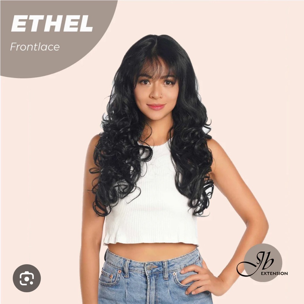 Ethel Frontlace Black Hair Extension by